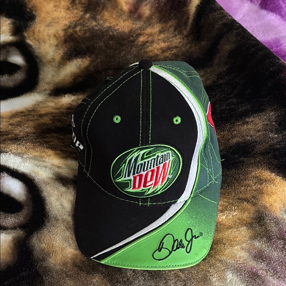 Black and Green Cap